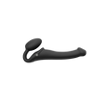 Bendable Strap-On Vibrator with Remote Control - Svartur