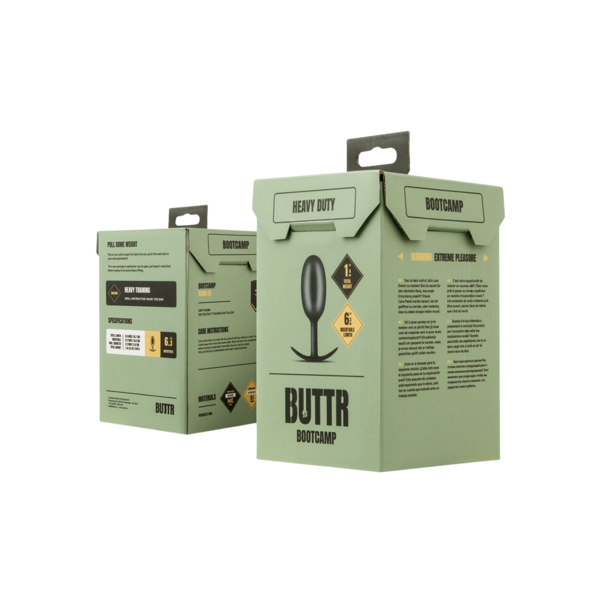 Heavy Duty Weighted Butt Plug