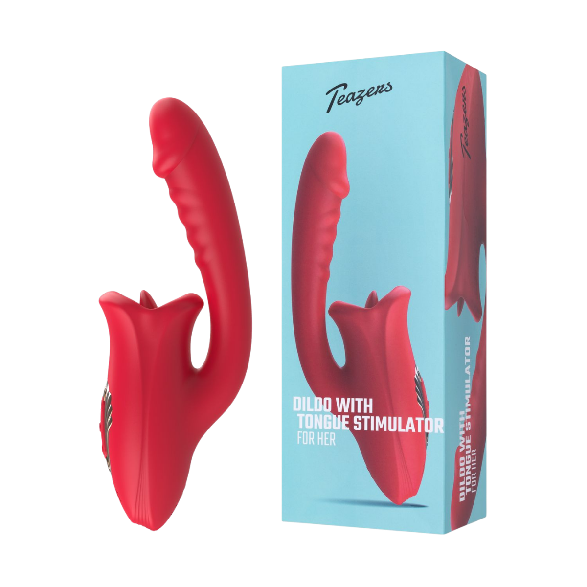 Dildo with Clitoris Stimulator