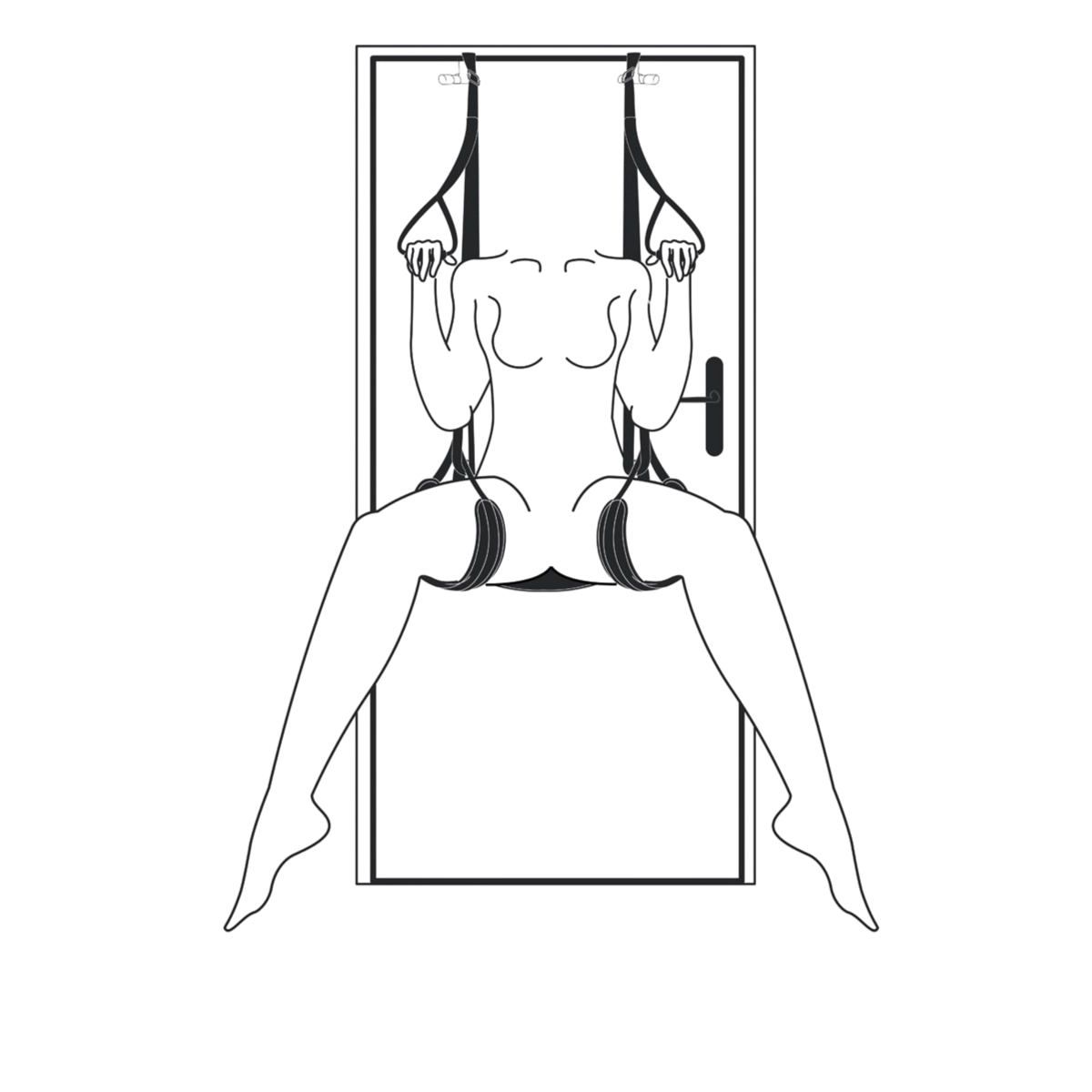 Leg & Bum Support Over The Door Swing