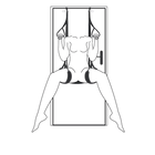 Leg & Bum Support Over The Door Swing