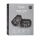 Black Leather Handcuffs