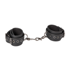Black Leather Handcuffs