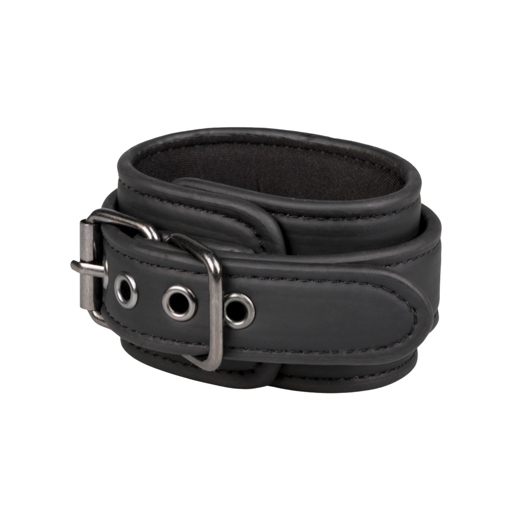 Black Leather Handcuffs