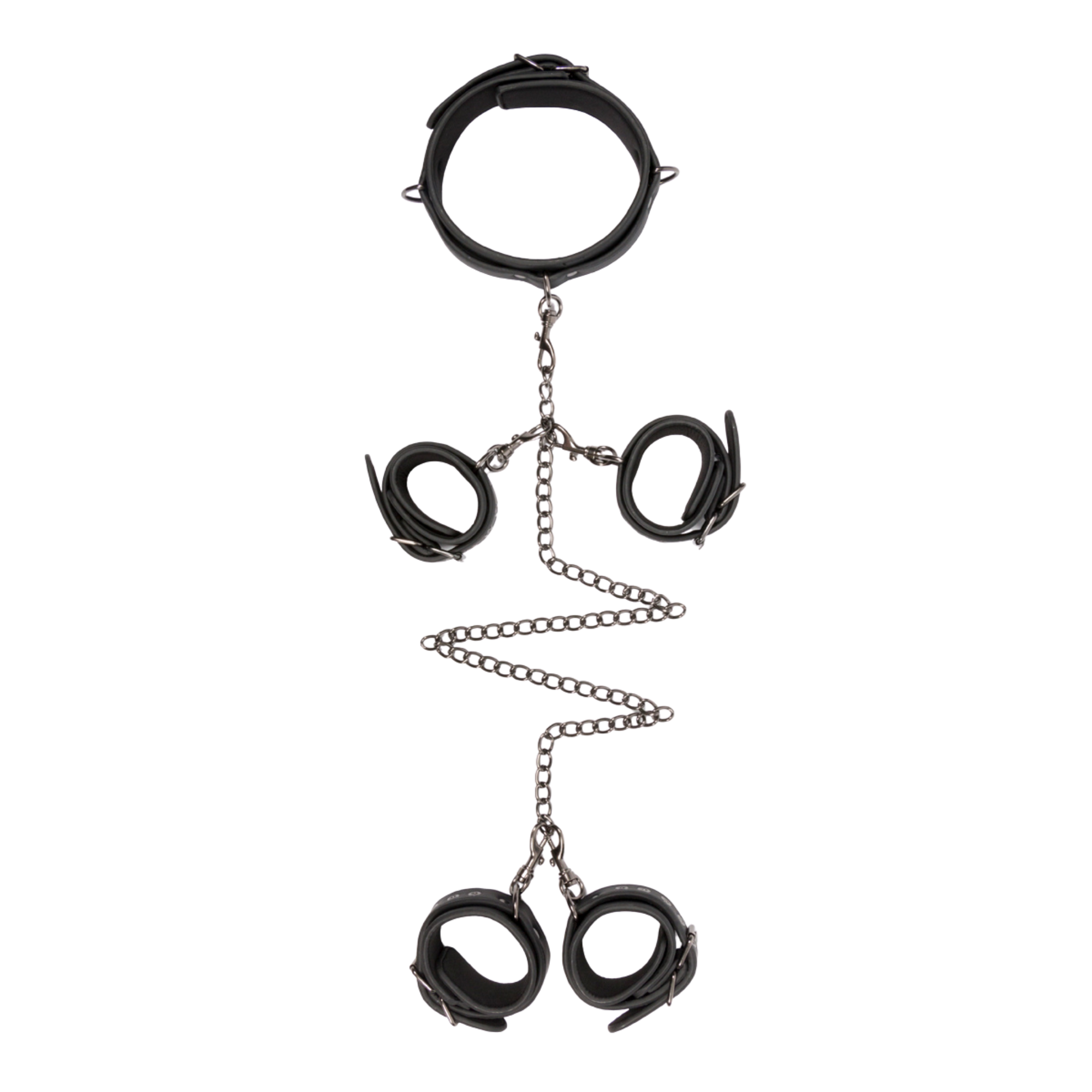 Bondage Set - Collar Hand and Ankle Cuffs