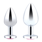 Jewel Heart Metal Butt Plug Training Set