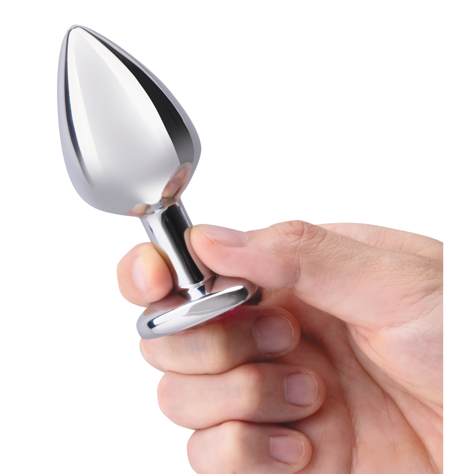 Jewel Heart Metal Butt Plug Training Set