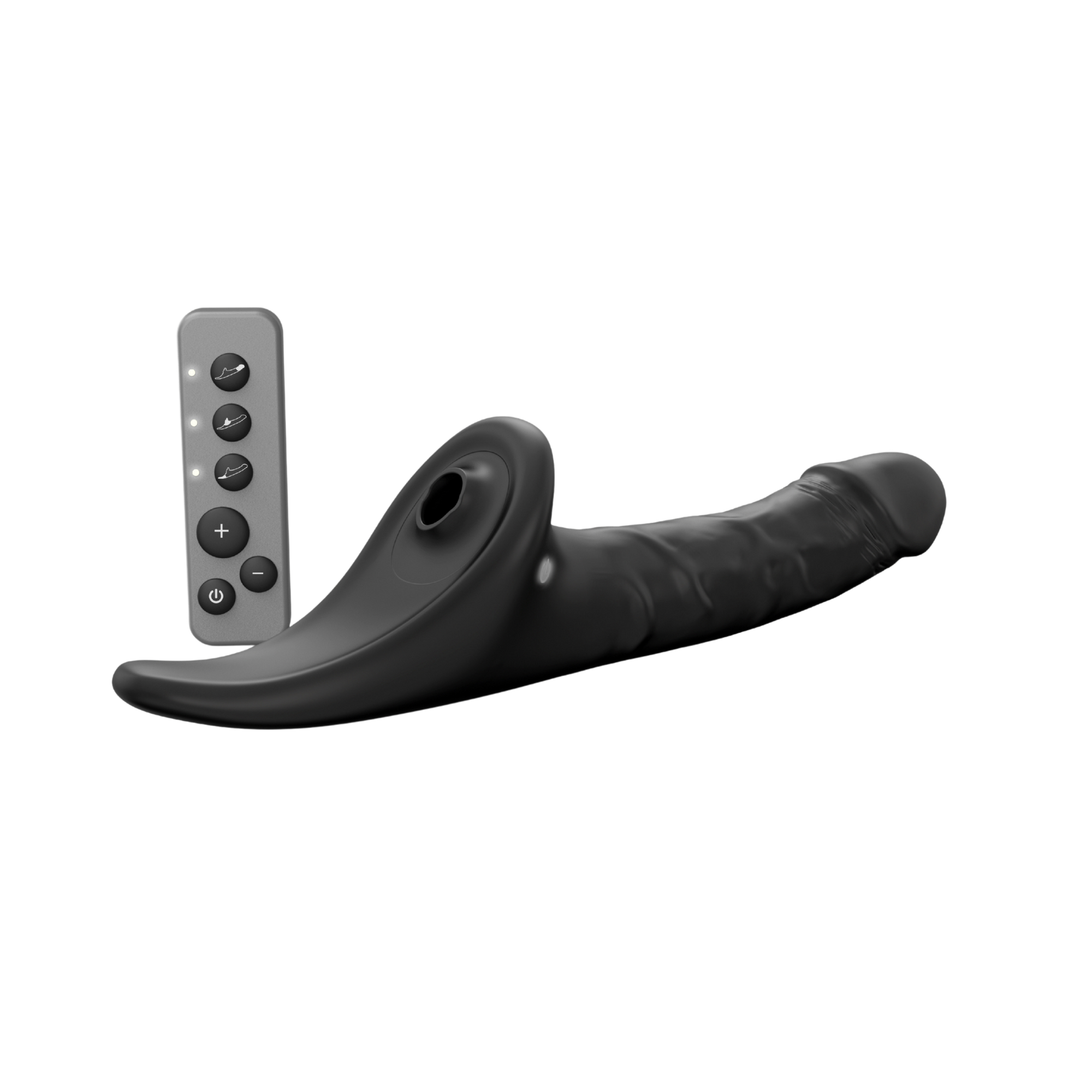 Multi Orgasm Realistic Dildo - Svartur