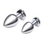 Jewel Heart Metal Butt Plug Training Set
