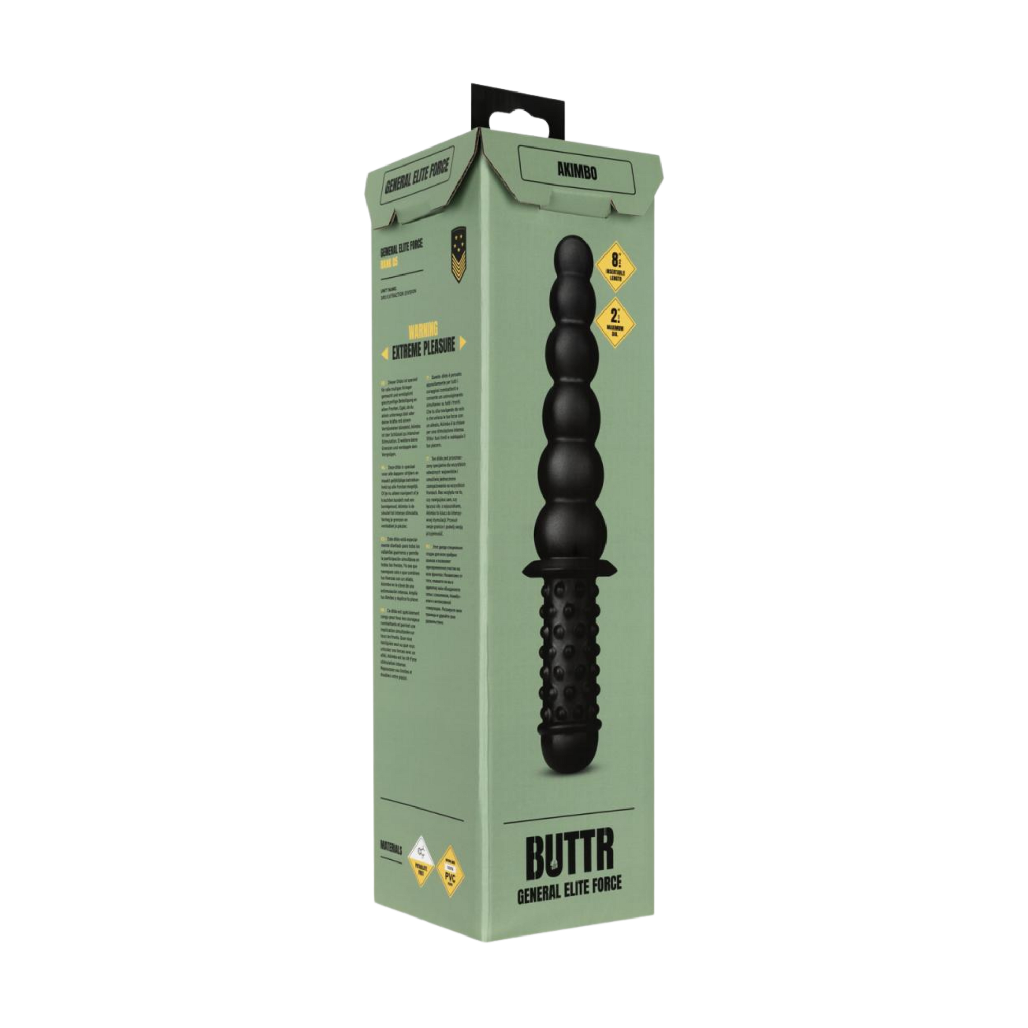 Akimbo Double Sided Anal Dildo