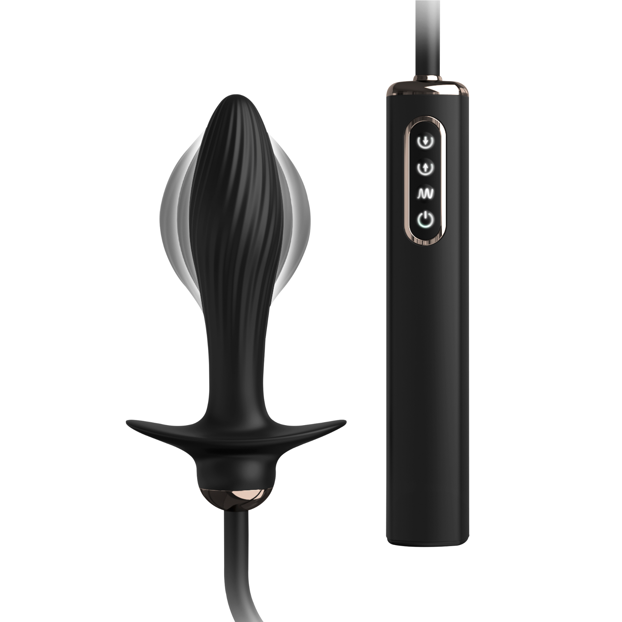 Auto-Throb Inflatable Vibrating Plug