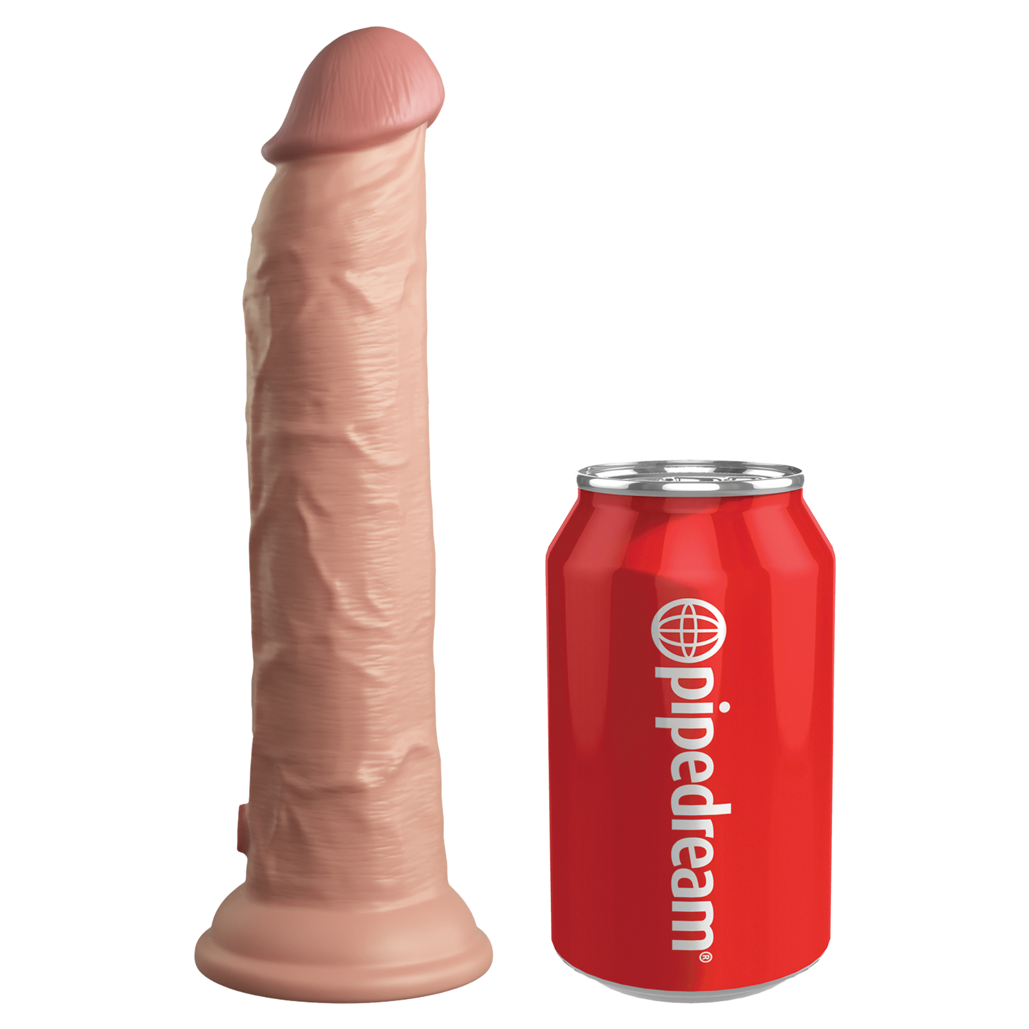 9" Vibrating Dual Density Silicone Cock with Remote