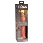 9" Vibrating Dual Density Silicone Cock with Remote