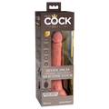 7" Vibrating Dual Density Silicone Cock with Remote