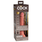 7" Vibrating Dual Density Silicone Cock with Remote