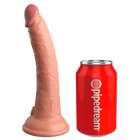 7" Vibrating Dual Density Silicone Cock with Remote
