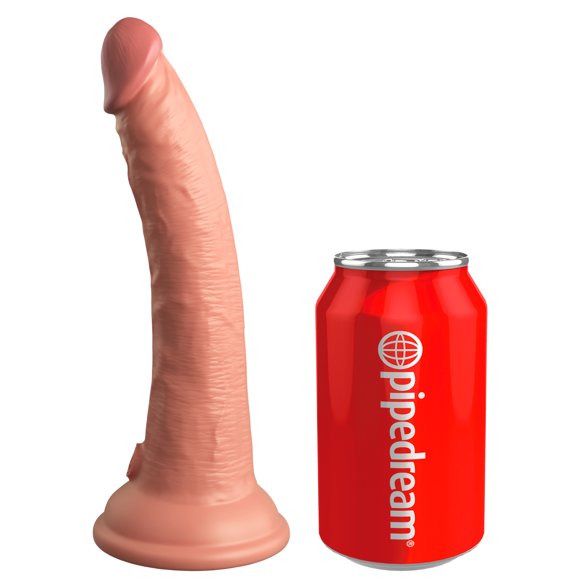 7" Vibrating Dual Density Silicone Cock with Remote