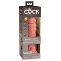 8" Vibrating Dual Density Silicone Cock with Remote